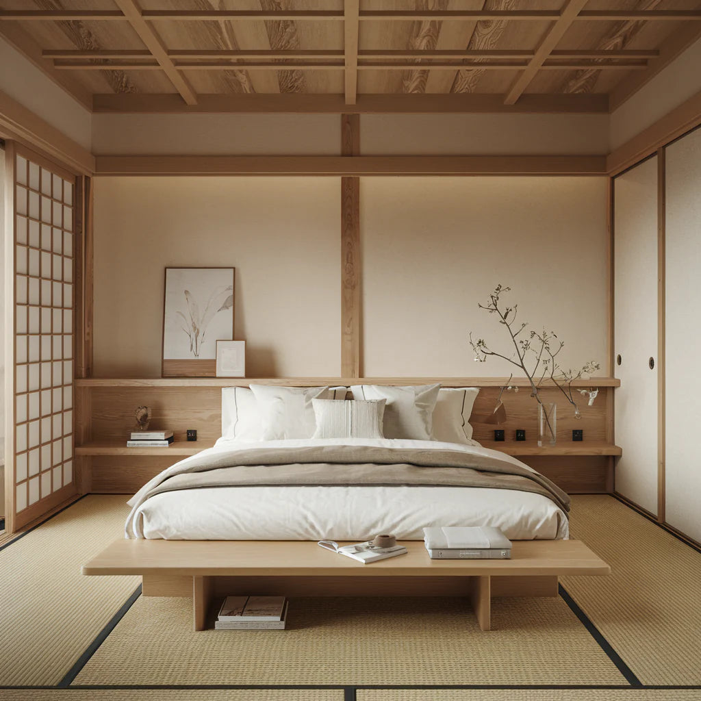 Wooden Serenity - Bedroom Design Ideas for a Calm and Elegant Space