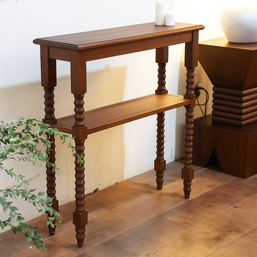 French Country Solid Wood Console Table