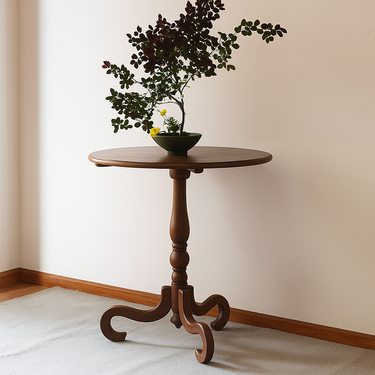 French Country Solid Wood Side Table For Living Room