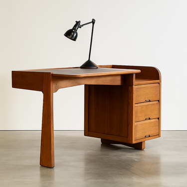Modern Ash Solid Wood Desk For Home Office