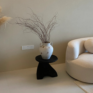 Minimalist Solid Wood Side Table For Living Room