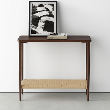 Farmhouse Solid Wood Console Table For Living Room