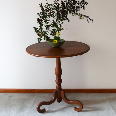 French Country Solid Wood Side Table For Living Room