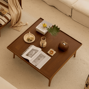 Classic Solid Wood Coffee Table For Living Room