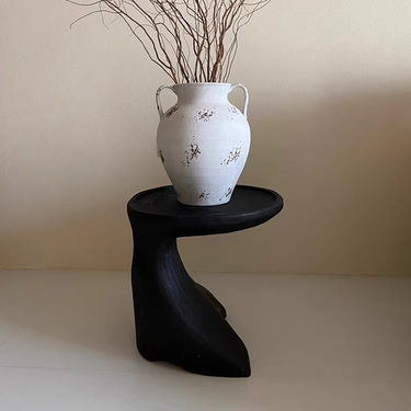 Minimalist Solid Wood Side Table For Living Room