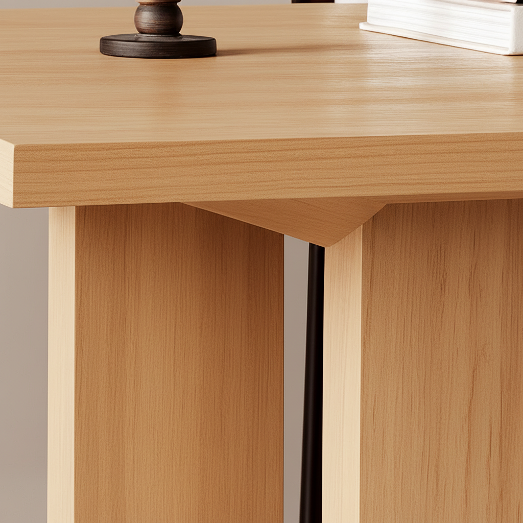 Farmhouse Rustic Solid Wood Dining Table For Dining Room