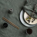 Set of Linen Tablecloth and 4 Napkins, Handmade Linens Table Set
