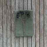 Set of Linen Tablecloth and 4 Napkins, Handmade Linens Table Set