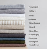 White Round Linen Tablecloth,Christmas Linen Table Cloth