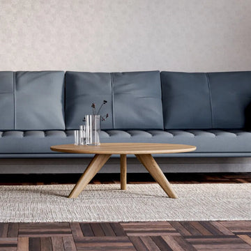mid century coffee table with tapered legs