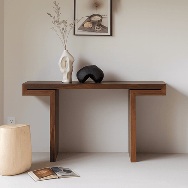 Modern Solid Wood Console Table For Living Room