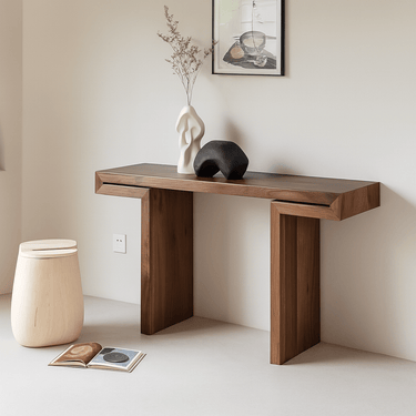 Modern Solid Wood Console Table For Living Room