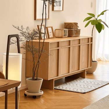Scandinavian Wooden Cabinet For Living Room