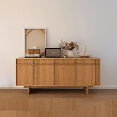 Scandinavian Wooden Cabinet For Living Room